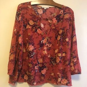 American Eagle outfitters floral blouse